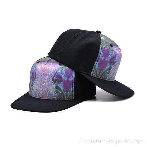Fashion Sublimation 5 Panel Snapback Hat